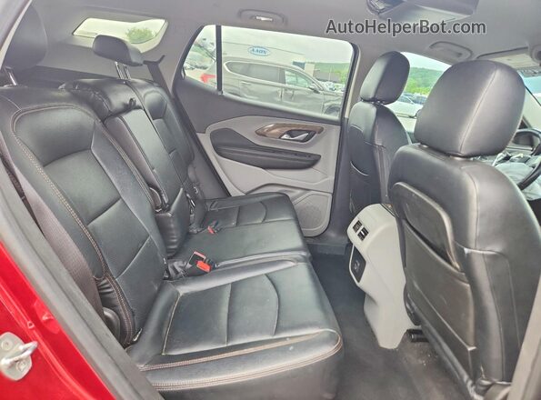 3GKALMEV7KL386207 2019 GMC TERRAIN Red Widok tylnych siedzeń