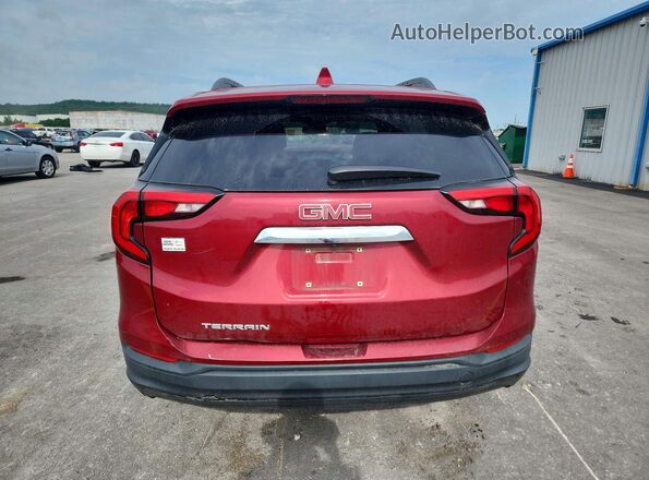 3GKALMEV7KL386207 2019 GMC TERRAIN Red Widok z tyłu