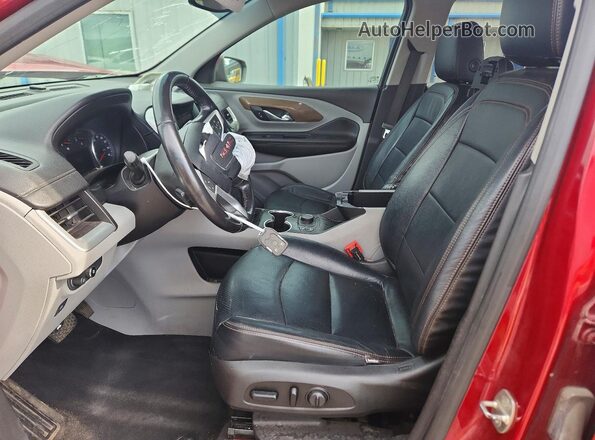 3GKALMEV7KL386207 2019 GMC TERRAIN Red Widok wnętrza z przodu