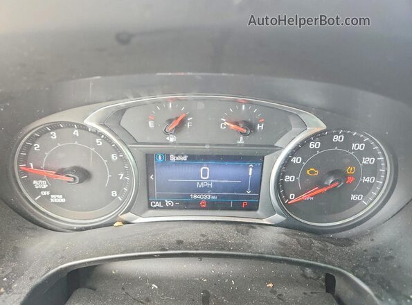 3GKALMEV7KL386207 2019 GMC TERRAIN Red Widok zestawu wskaźników