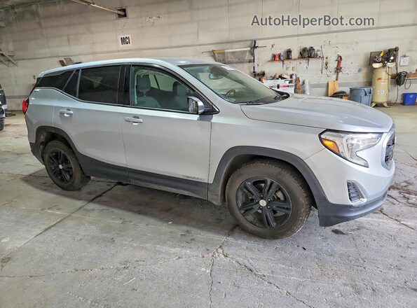 3GKALMEV7LL104889 2020 GMC TERRAIN Silver Передня права чверть