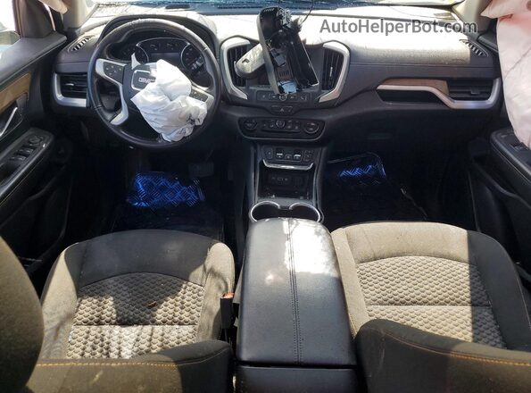 3GKALMEV7LL196098 2020 GMC TERRAIN Серебряный Вид панели приборов