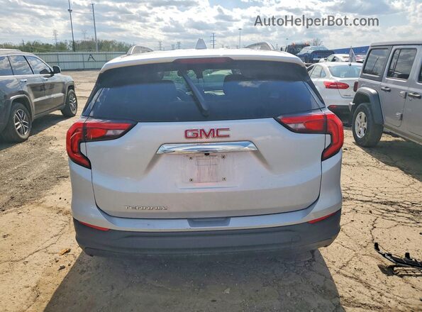3GKALMEV7LL196098 2020 GMC TERRAIN Серебряный Вид сзади