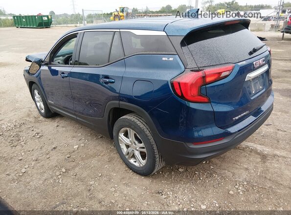 3GKALMEV7LL224286 2020 GMC TERRAIN Blue Tył lewy