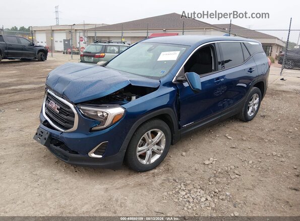 3GKALMEV7LL224286 2020 GMC TERRAIN Blue Przód lewy