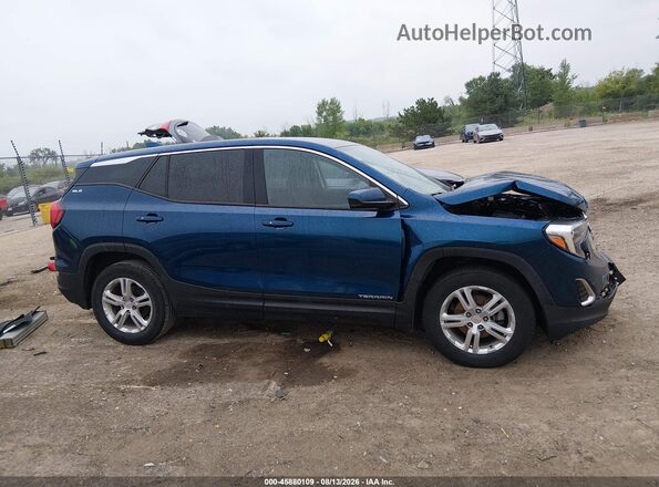 3GKALMEV7LL224286 2020 GMC TERRAIN Blue Widok wnętrza z tyłu