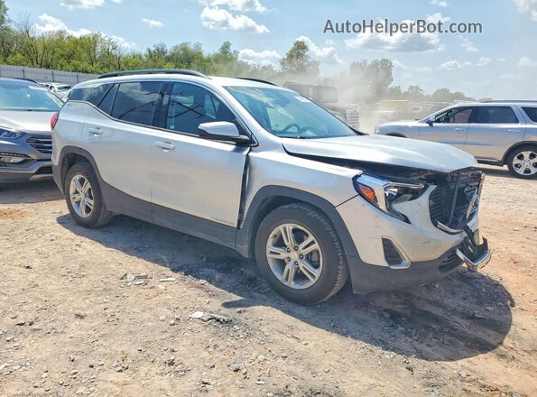 3GKALMEV7LL301187 2020 GMC TERRAIN Silver Delantero derecho