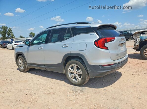 3GKALMEV7LL301187 2020 GMC TERRAIN Silver Trasero izquierdo