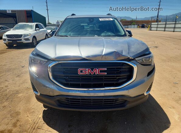 3GKALMEV7LL336232 2020 GMC TERRAIN Silver Դիմացի տեսք