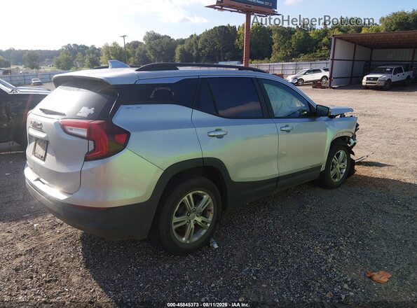 3GKALMEV7NL213047 2022 GMC TERRAIN Silver Задня права чверть