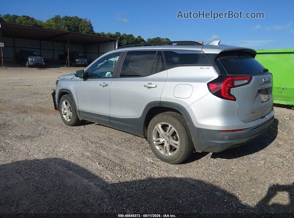 3GKALMEV7NL213047 2022 GMC TERRAIN Silver Задня ліва чверть