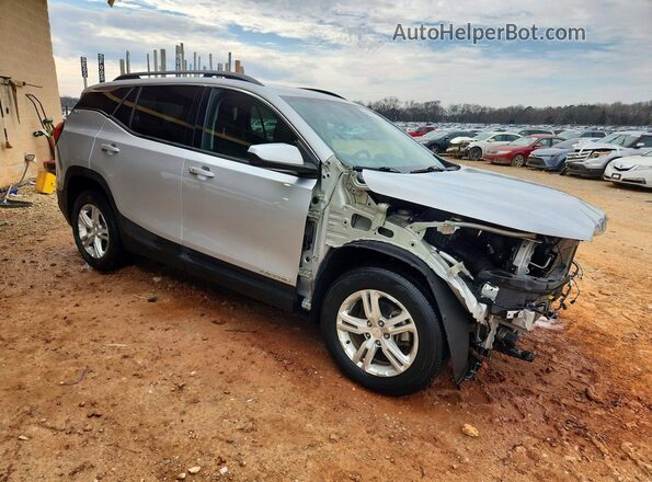 3GKALMEV8JL163334 2018 GMC TERRAIN Silver წინა მარჯვენა