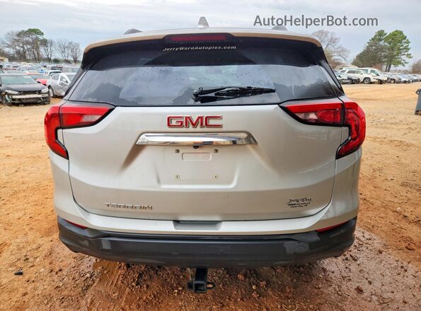 3GKALMEV8JL163334 2018 GMC TERRAIN Silver უკანა ხედი