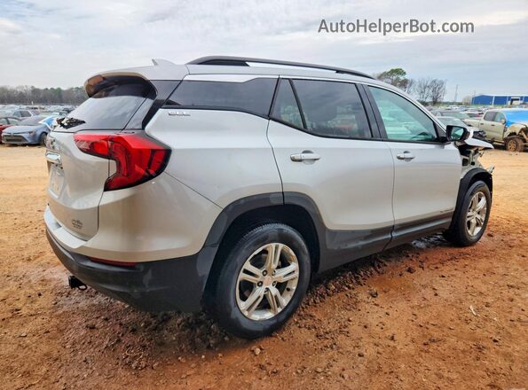 3GKALMEV8JL163334 2018 GMC TERRAIN Silver უკანა მარჯვენა