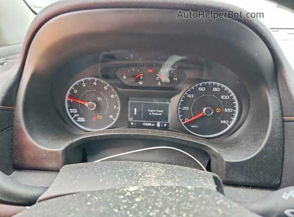 3GKALMEV8JL163334 2018 GMC TERRAIN Silver ხელსაწყოთა პანელის ხედი
