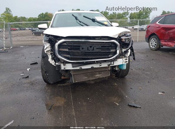 3GKALMEV8JL177962 2018 GMC TERRAIN White წინა ხედი