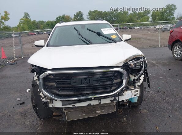 3GKALMEV8JL177962 2018 GMC TERRAIN White უკანა სალონის ხედი