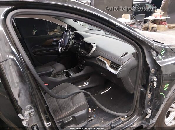 3GKALMEV8JL409363 2018 GMC TERRAIN Black წინა სალონის ხედი