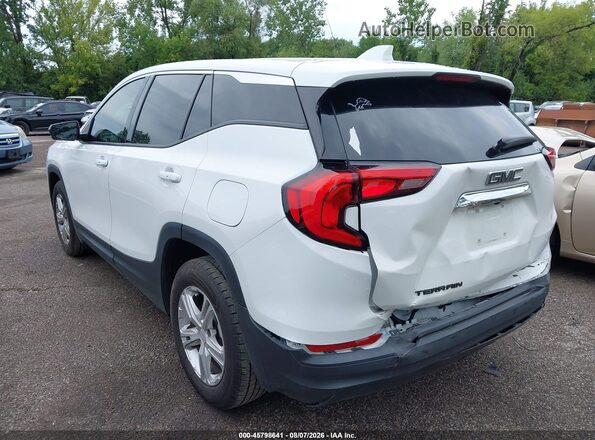 3GKALMEV8KL193919 2019 GMC TERRAIN Белый Задняя левая четверть