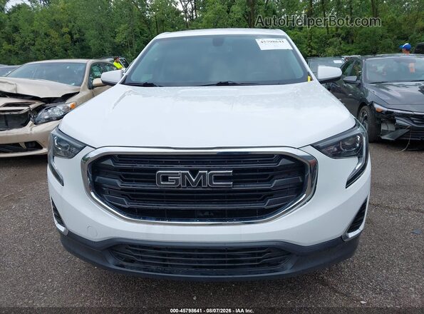 3GKALMEV8KL193919 2019 GMC TERRAIN Белый Вид щитка приборов