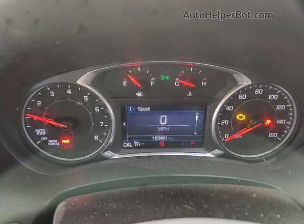 3GKALMEV8KL338165 2019 GMC TERRAIN White ხელსაწყოთა პანელის ხედი