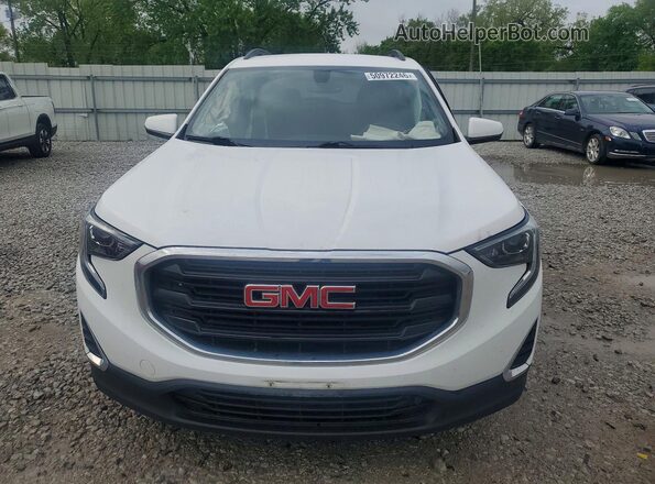 3GKALMEV8KL370954 2019 GMC TERRAIN White წინა ხედი