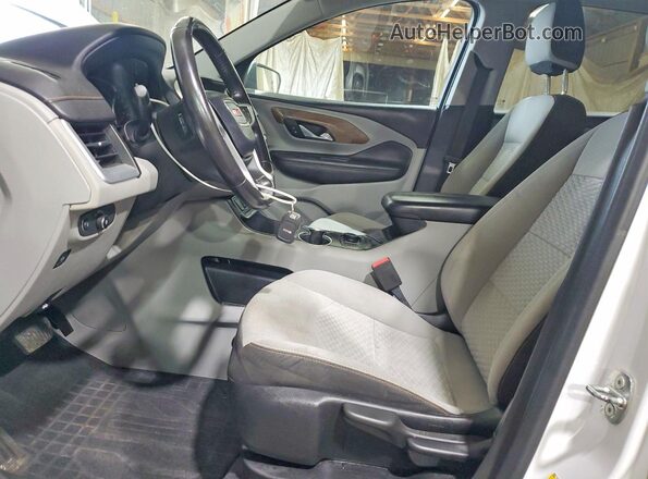 3GKALMEV8KL371585 2019 GMC TERRAIN Белый Вид салона спереди