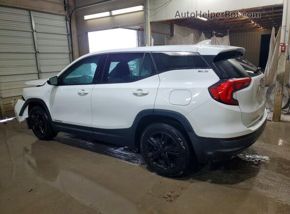 3GKALMEV8KL371585 2019 GMC TERRAIN Белый Задняя левая четверть
