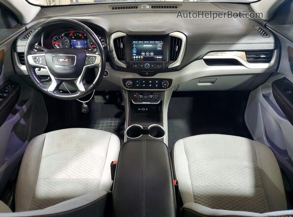 3GKALMEV8KL371585 2019 GMC TERRAIN Белый Вид панели приборов