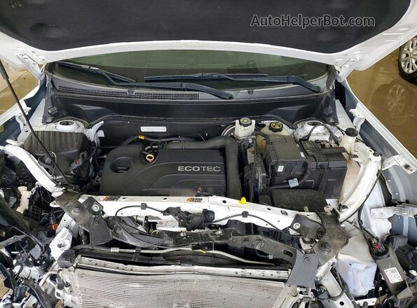 3GKALMEV8KL371585 2019 GMC TERRAIN Белый Вид подкапотного пространства