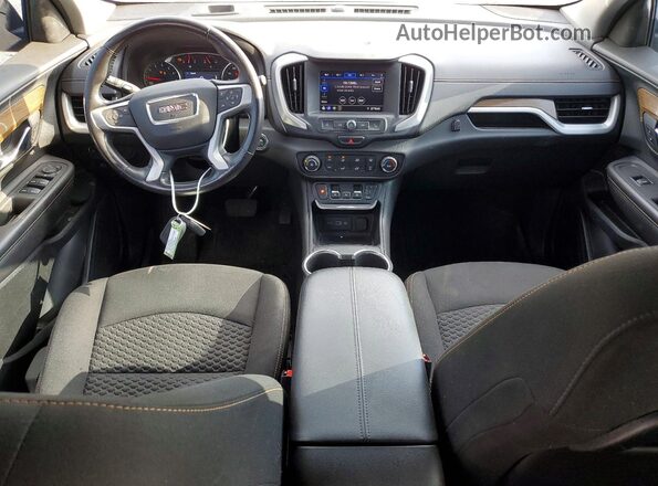 3GKALMEV8LL161084 2020 GMC TERRAIN Gray Widok deski rozdzielczej