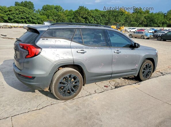 3GKALMEV8LL161084 2020 GMC TERRAIN Gray Tył prawy