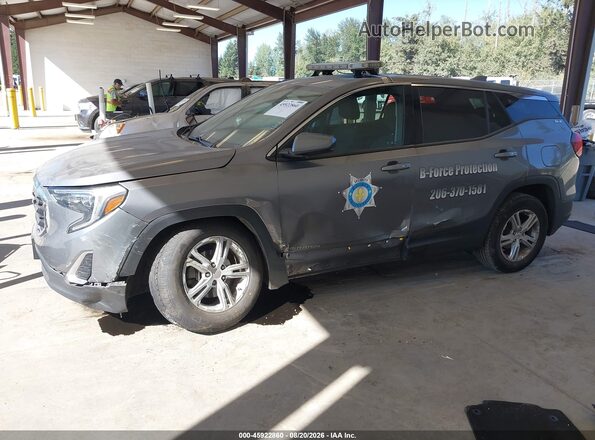 3GKALMEV8LL163062 2020 GMC TERRAIN Gray Սալոնի 360 աստիճան տեսք