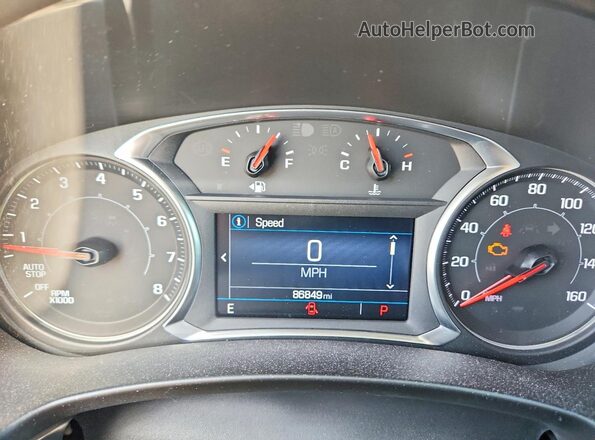 3GKALMEV8ML352098 2021 GMC TERRAIN Silver Սարքավորումների վահանակի տեսք