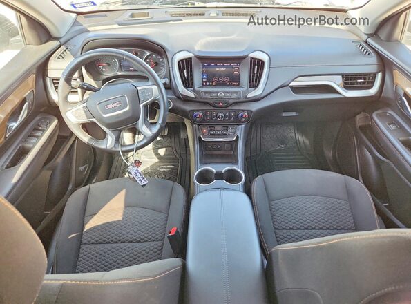 3GKALMEV8ML352098 2021 GMC TERRAIN Silver Առջևի վահանակի տեսք