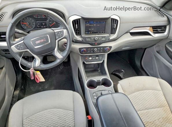 3GKALMEV9JL183298 2018 GMC TERRAIN Black წინა პანელის ხედი