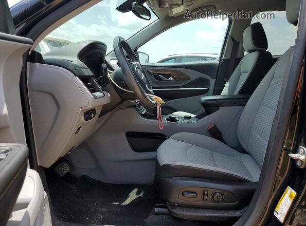 3GKALMEV9JL183298 2018 GMC TERRAIN Black წინა სალონის ხედი
