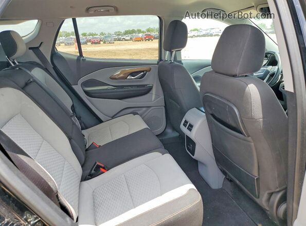 3GKALMEV9JL183298 2018 GMC TERRAIN Black უკანა სავარძლების ხედი