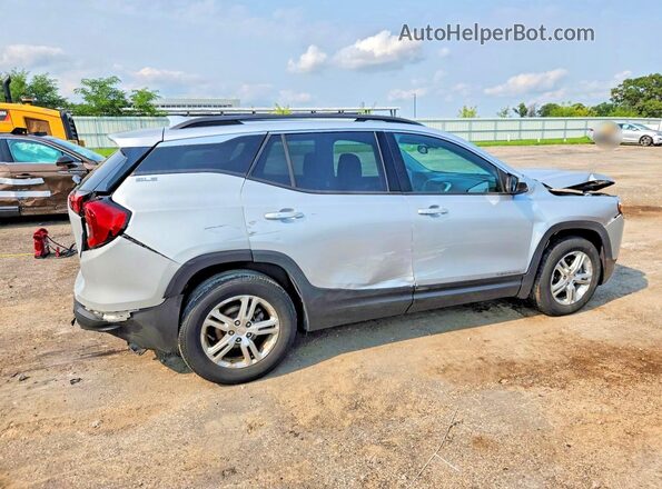 3GKALMEV9JL200150 2018 GMC TERRAIN Silver Trasero derecho