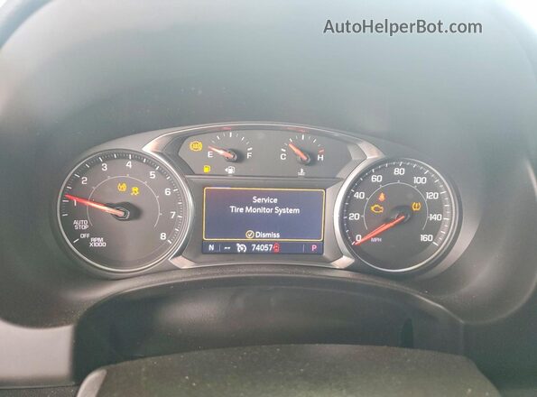 3GKALMEV9KL349823 2019 GMC TERRAIN Black Вид щитка приладів
