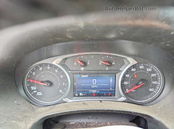 3GKALMEV9LL337740 2020 GMC TERRAIN Black Widok zestawu wskaźników