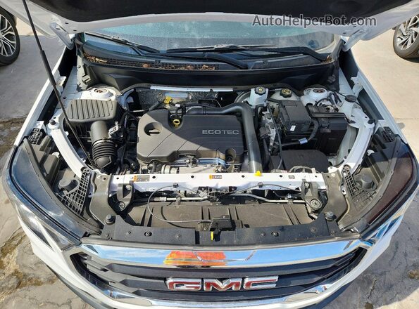 3GKALMEV9NL122748 2022 GMC TERRAIN White ძრავის განყოფილების ხედი