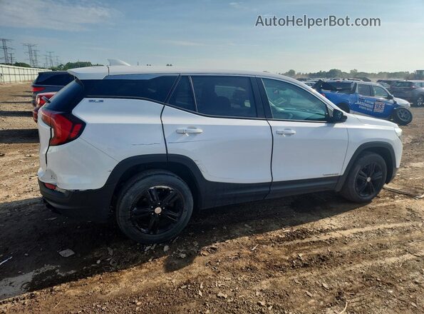 3GKALMEVXJL273947 2018 GMC TERRAIN Белый Задняя правая четверть