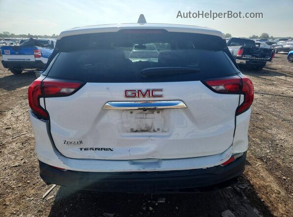 3GKALMEVXJL273947 2018 GMC TERRAIN Белый Вид сзади