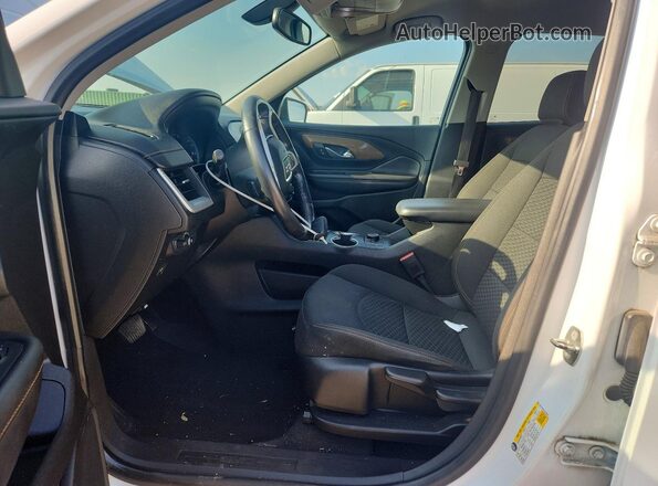 3GKALMEVXJL273947 2018 GMC TERRAIN Белый Вид салона спереди