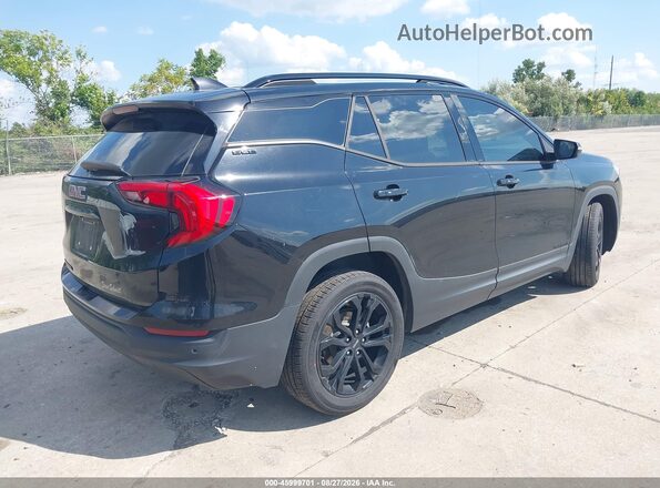 3GKALMEVXKL156922 2019 GMC TERRAIN Черный Задняя правая четверть