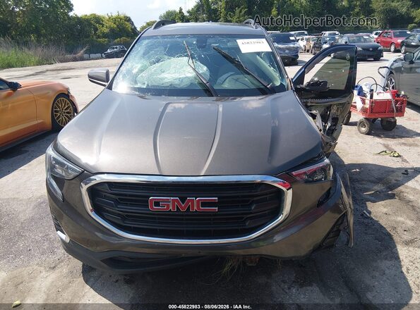 3GKALMEVXKL336370 2019 GMC TERRAIN Pewter Rear interior view