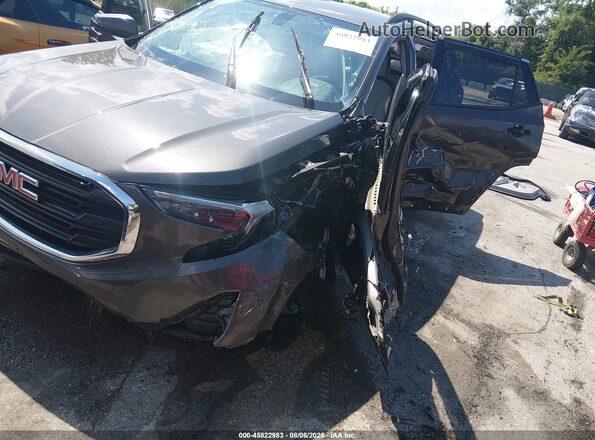 3GKALMEVXKL336370 2019 GMC TERRAIN Pewter Front view