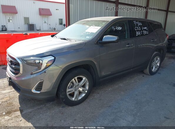 3GKALMEVXLL132833 2020 GMC TERRAIN Gray Передня ліва чверть