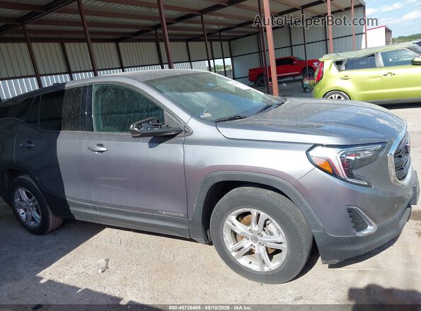 3GKALMEVXLL132833 2020 GMC TERRAIN Gray Вид задньої частини салону